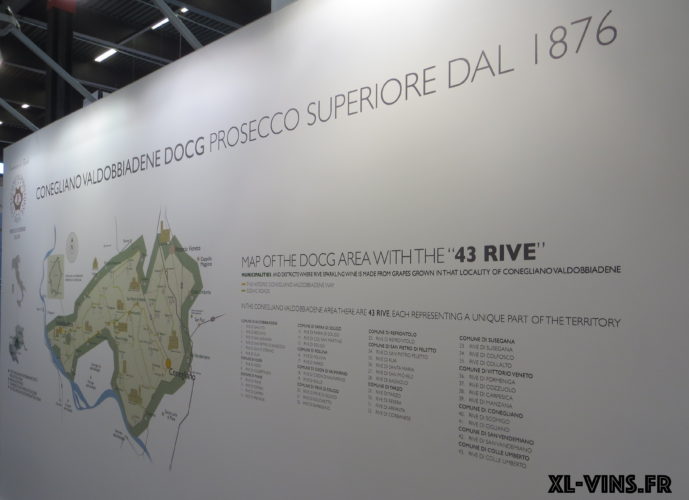 La carte des Prosecco superiore