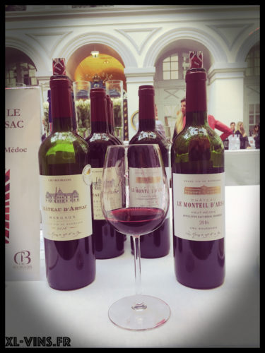 Château Le Monteil d'Arsac 2016, appellation Haut-Médoc 